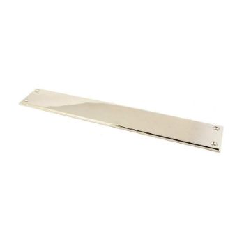 Polished Nickel Art Deco Fingerplate - 45391