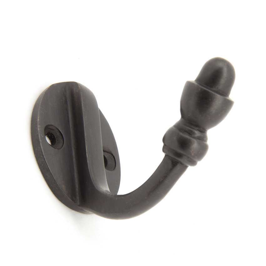 Aged Bronze Coat Hook - 91750