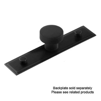 Wenlock Cupboard Cabinet Knobs in Matt Black - HOX130MB