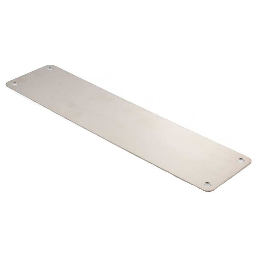 Atlantic Finger Plate in Satin Stainless Steel - AFP-SSS