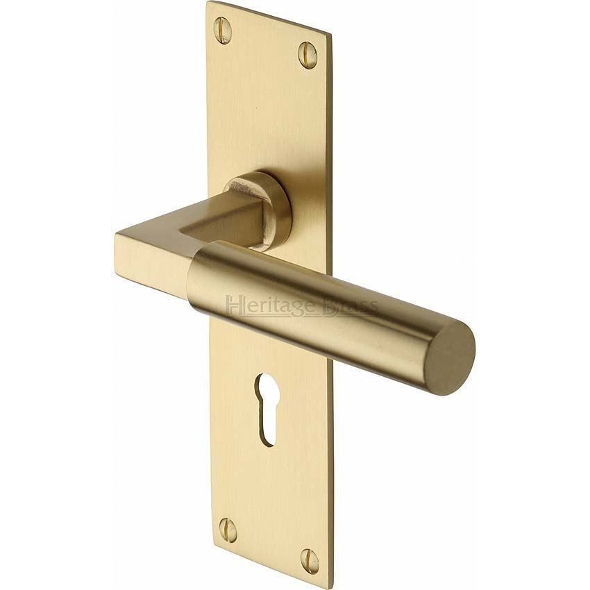 Picture of Bauhaus Lock Handle - BAU7300SB - EXT