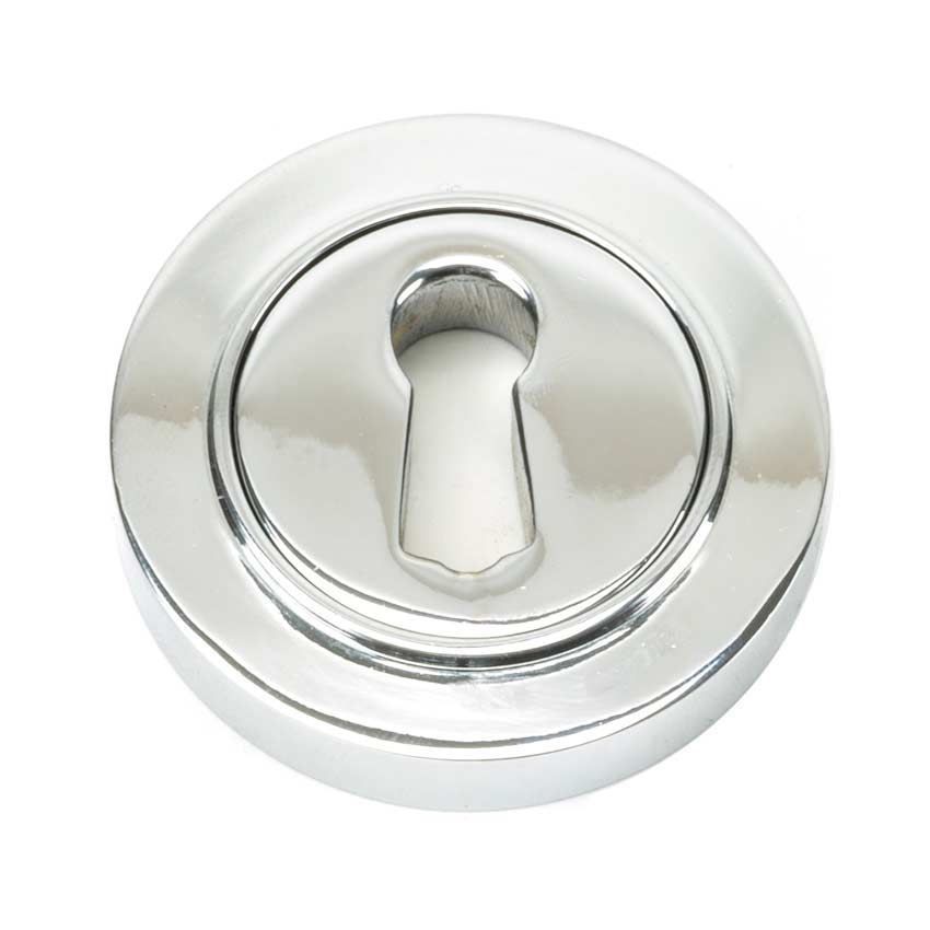 Polished Chrome Round Plain Escutcheon - 45687 