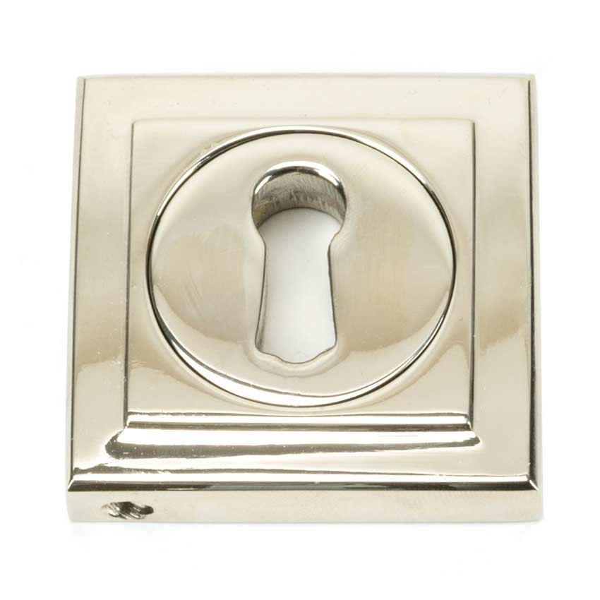 Polished Nickel Square Escutcheon - 45694 