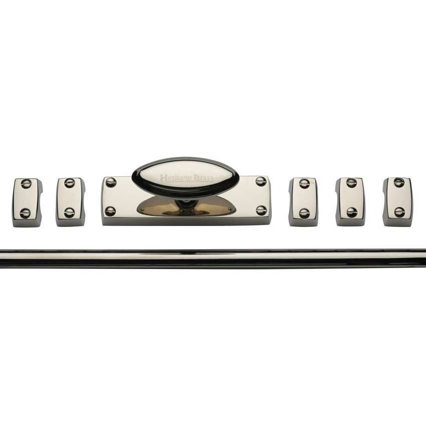 Heritage Brass Espagnolette Bolt Polished Nickel Finish- C1688-PNF 