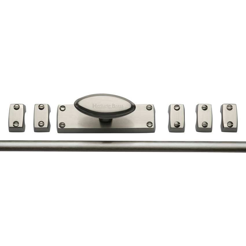 Heritage Brass Espagnolette Bolt Satin Nickel Finish- C1688-SN 