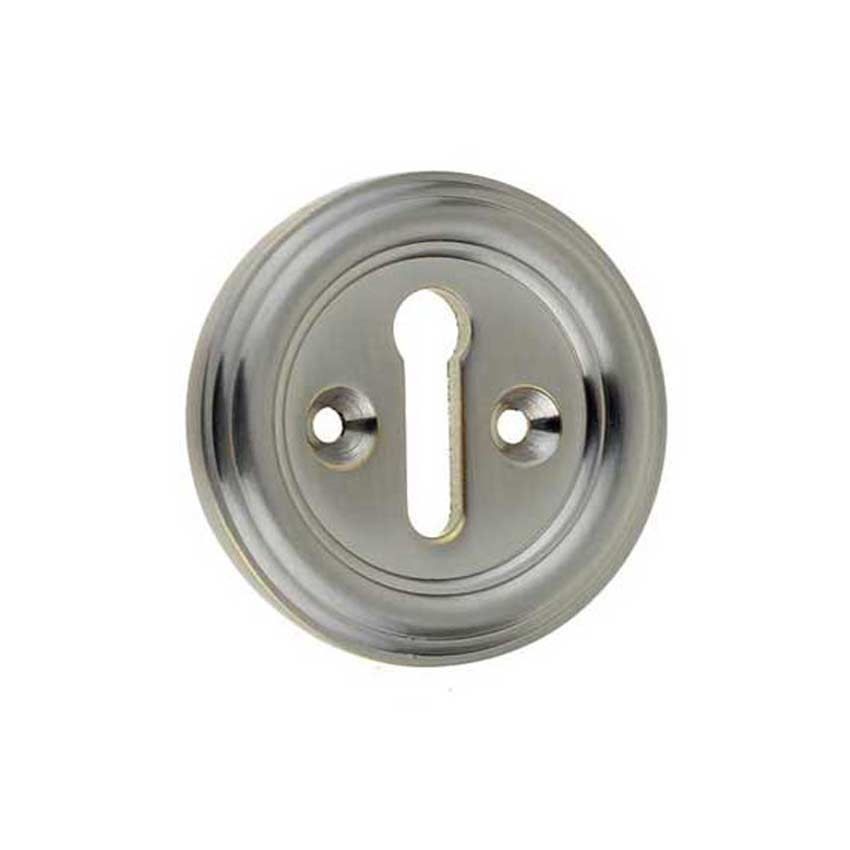 Parisian standard profile escutcheon - Satin Nickel - JV604SN 