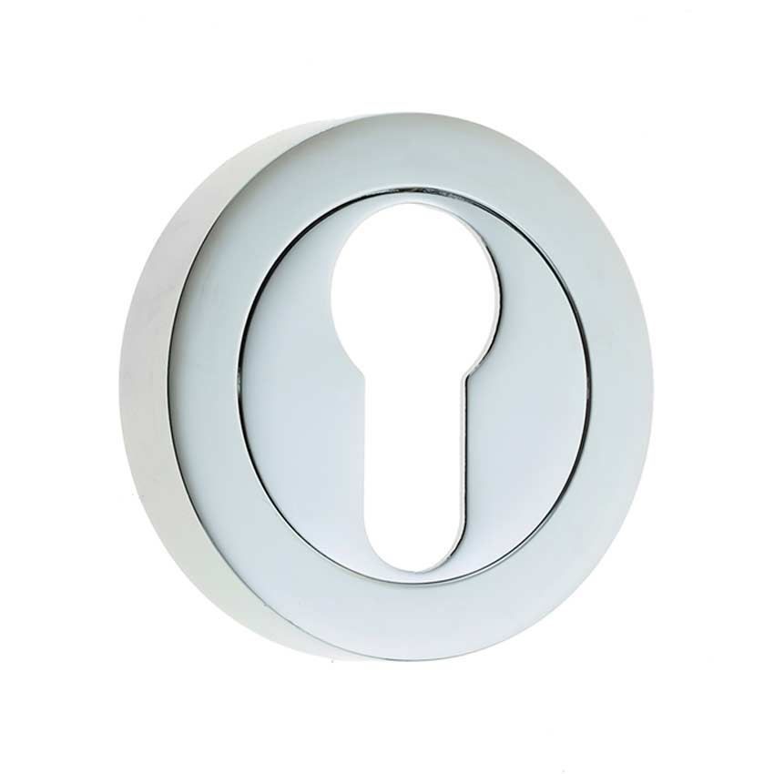 Jedo Euro Profile Escutcheon - Polished Chrome- JV503EPC