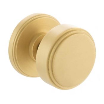 Boulton Satin Brass Stepped Mortice Knob - MH350SMKSB