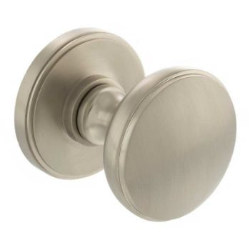 Edison Satin Nickel Domed Mortice Knob - MH400SMKSN 