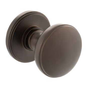 Edison Urban Dark Bronze Domed Mortice Knob - MH400SMKUDB