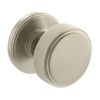 Harrison Satin Nickel Knurled Mortice Knob - MH450KSMKSN 