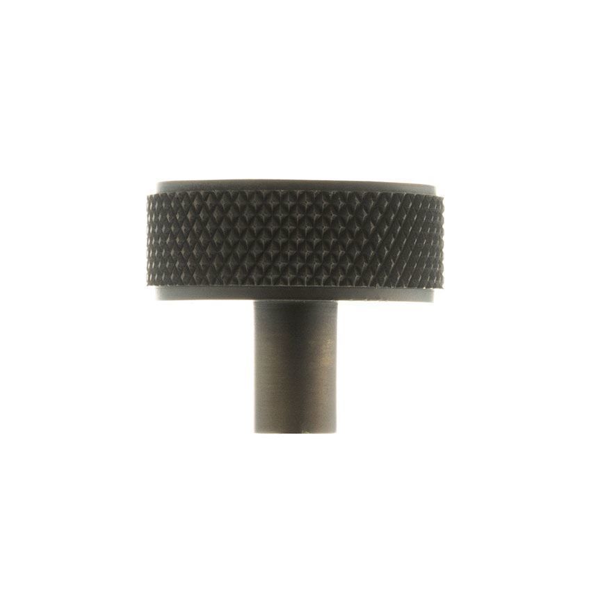 Hargreaves Disc Knurled Cabinet Knob - MHCK1935UBD