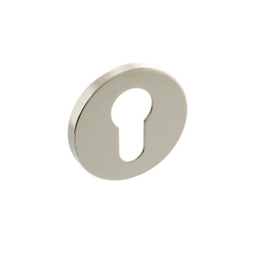 Millhouse Brass Euro Escutcheon on a Slimline Rose - MHSREPN