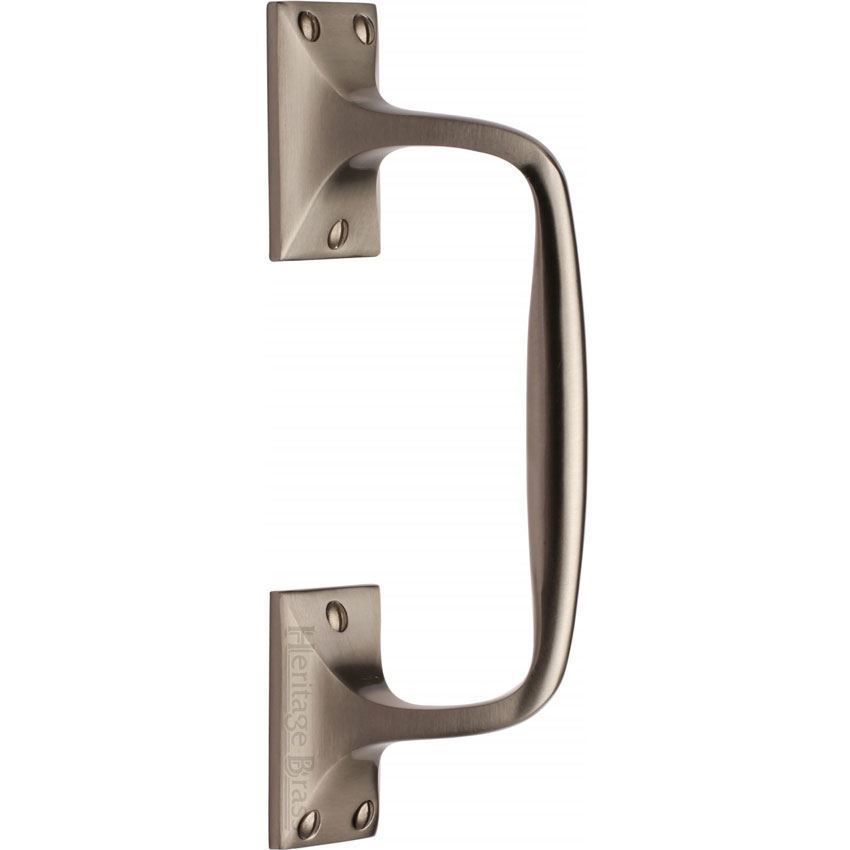 Offset Pull Door Handle in Satin Nickel - V1150-SN