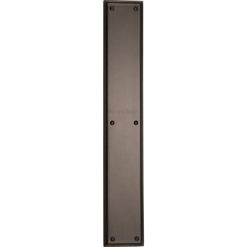 Heritage Brass Fingerplate in Matt Bronze - V1166-MB 