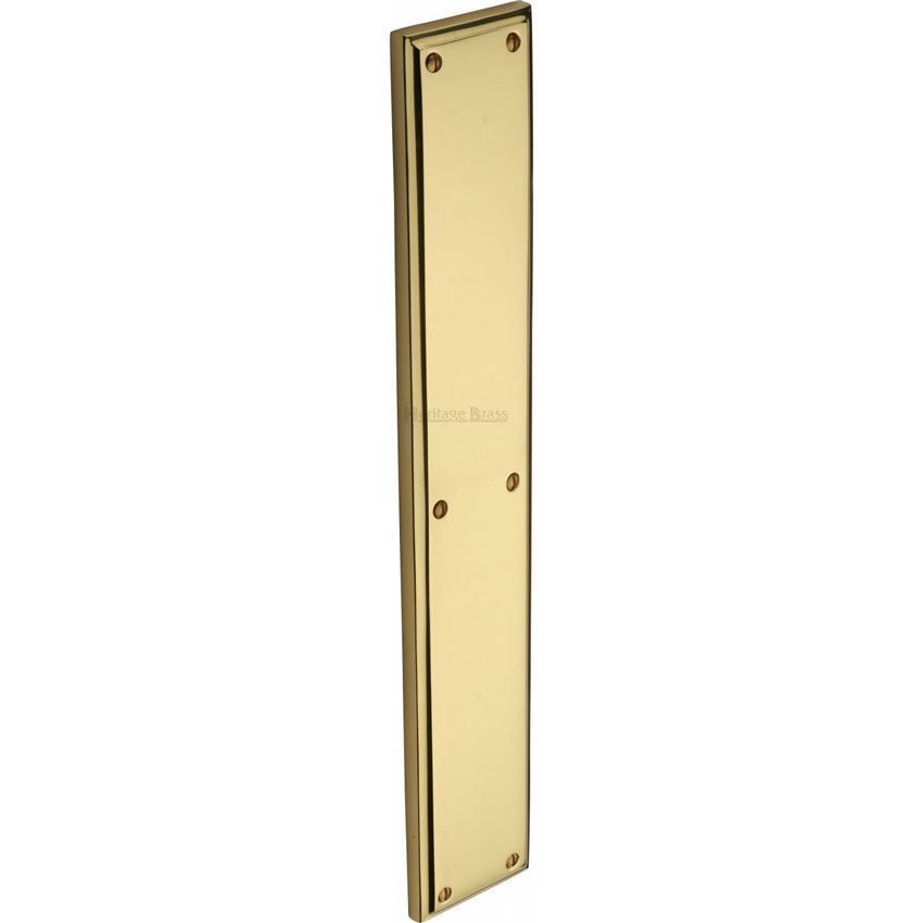 Heritage Brass Fingerplate in Polished Brass - V1166-PB