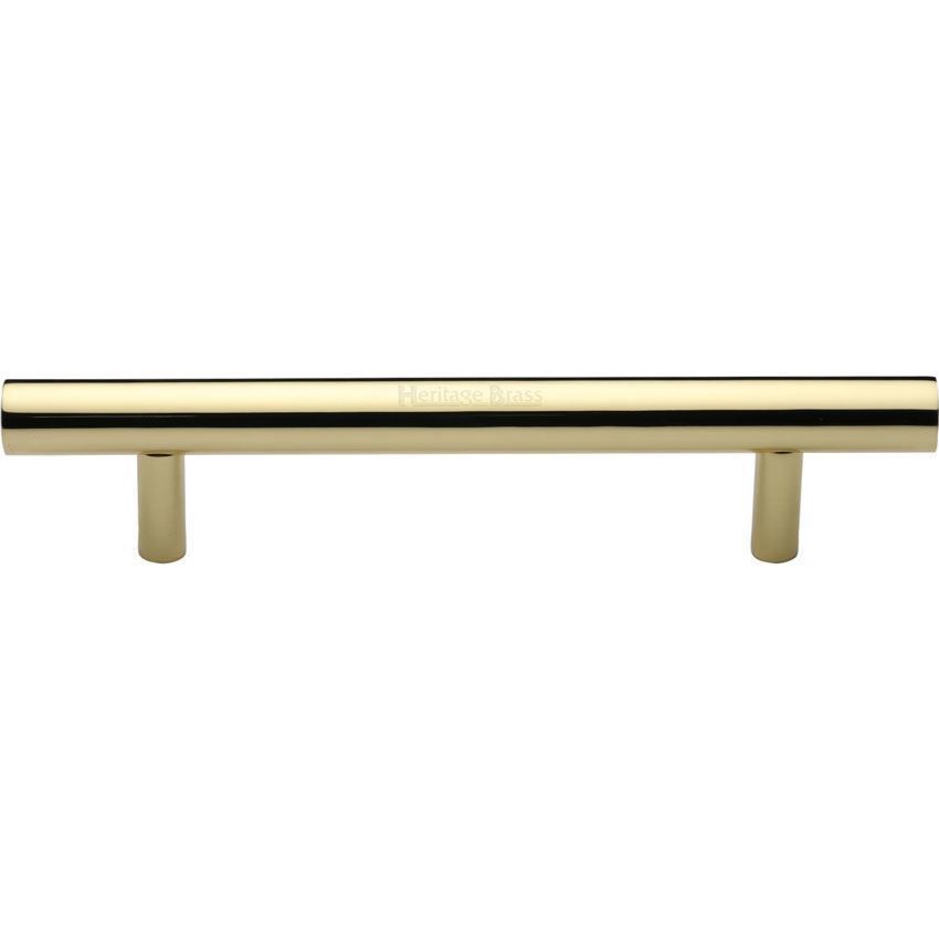 Heritage Brass Bar Door Pull Handle in Polished Brass - V1361-PB