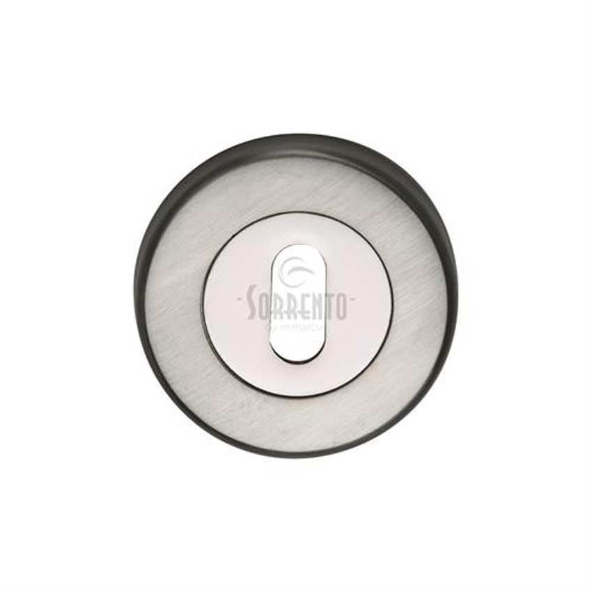 Sorrento Keyhole Escutcheon in Apollo Dual Finish - SC-0191-AP