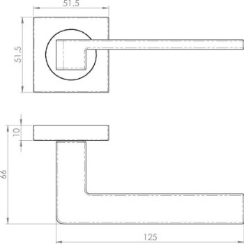 Equi Door Handle - SZM370BN