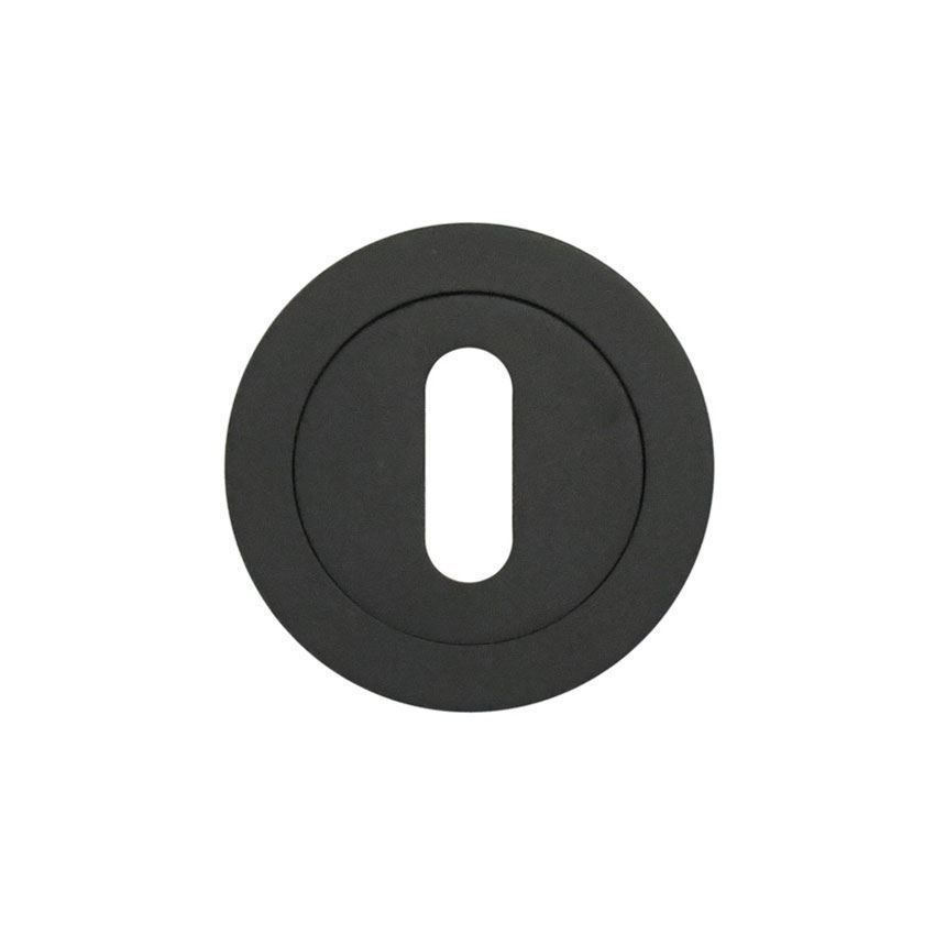 Standard profile escutcheon in Matt Black - ZPA002-MB