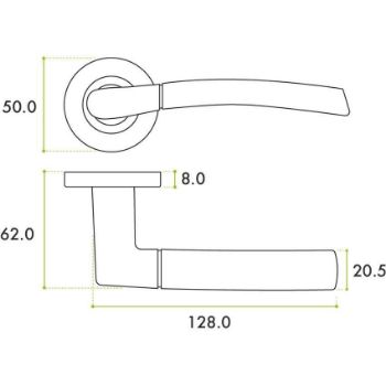 Andorra Bathroom Door Pack - ZPA100-SCWC