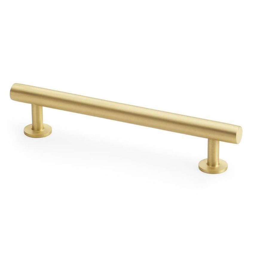 Alexander and Wilks Round Cabinet Pull - Satin Brass - AW814-SB