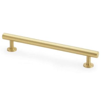 Alexander and Wilks Round Cabinet Pull - Satin Brass - AW814-SB