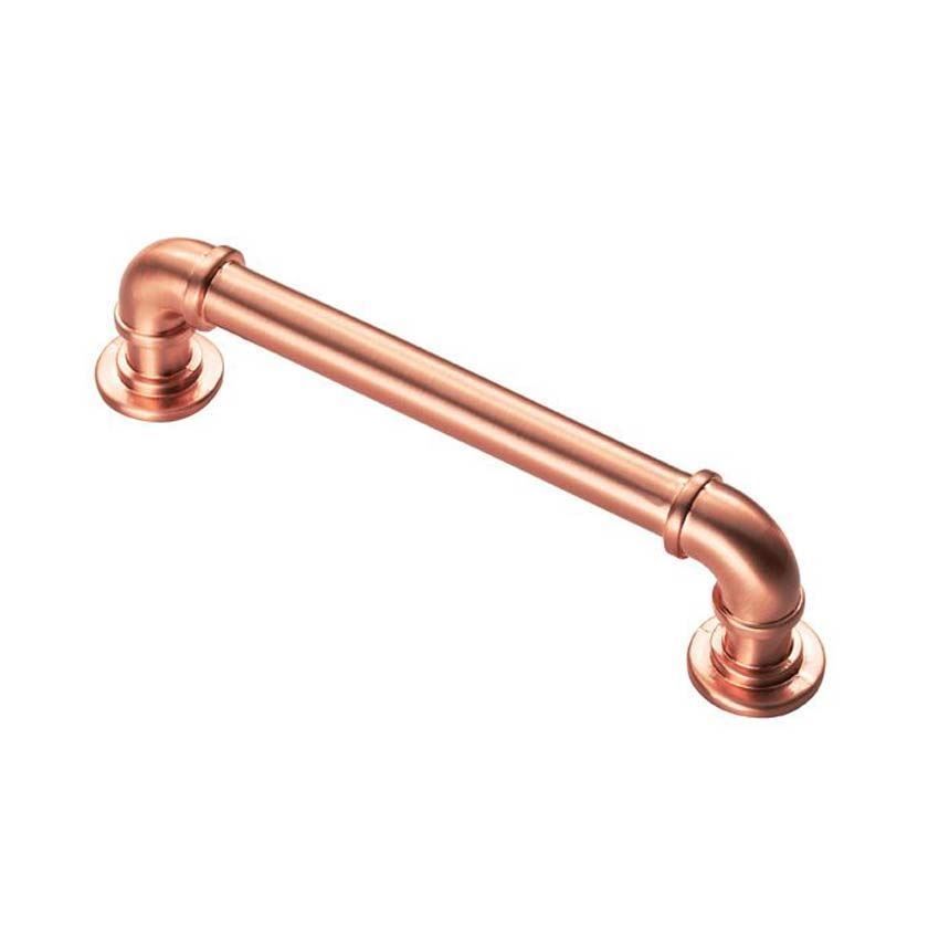 Pipe Handle in Satin Copper - FTD402SCO 