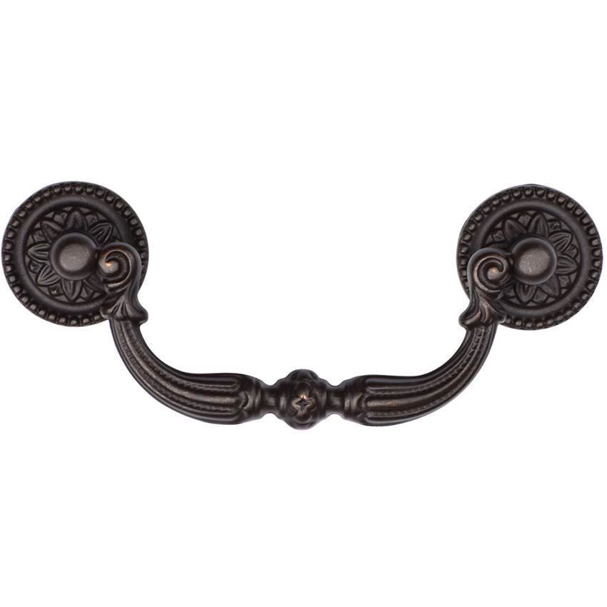 Ornate Swan Drawer Drop Pull in Matt Bronze - TK3085-096-LBN 