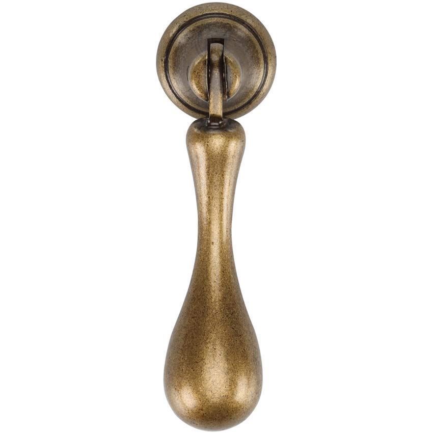 Classic Drop Pull in Distressed Brass - TK1396-053-DBS