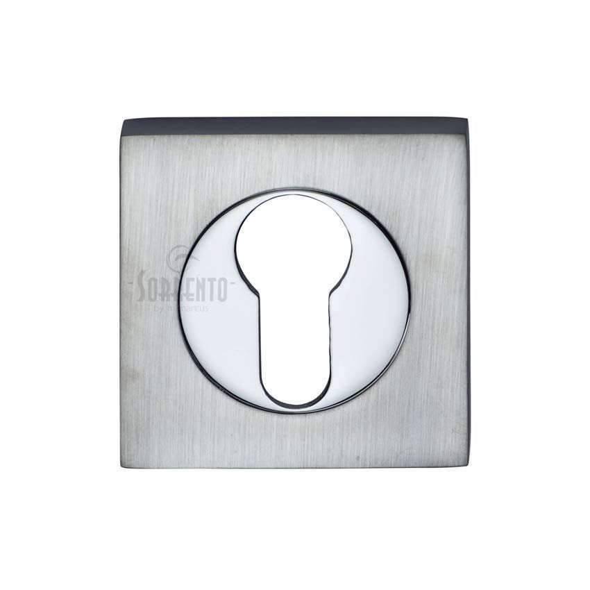 Sorrento Euro Profile Square Escutcheon in Apollo finish - SC-SQ0192-AP