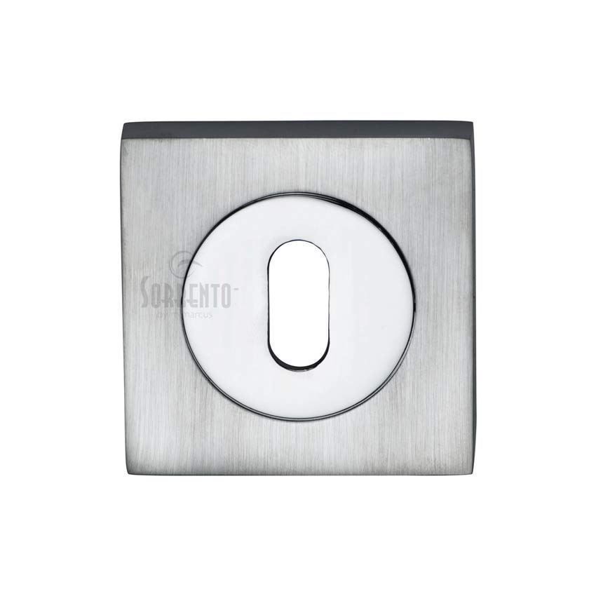 Sorrento Square Standard Escutcheon in Apollo Dual Finish - SC-SQ0191-AP