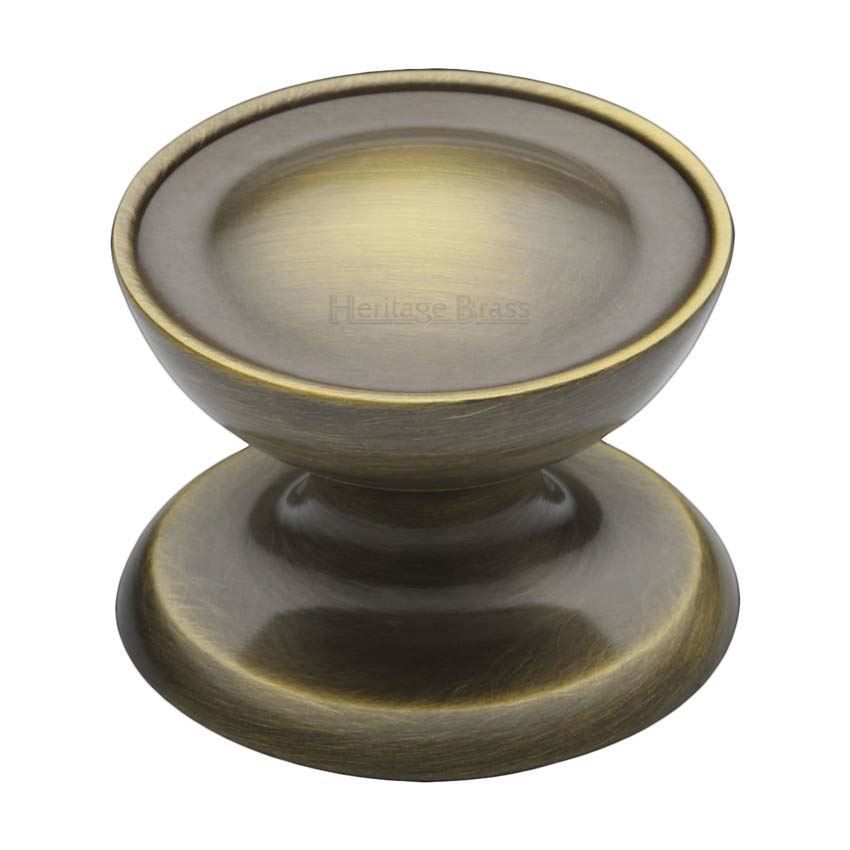 Surrey Cabinet Knob in Antique Brass - C4386-AT 