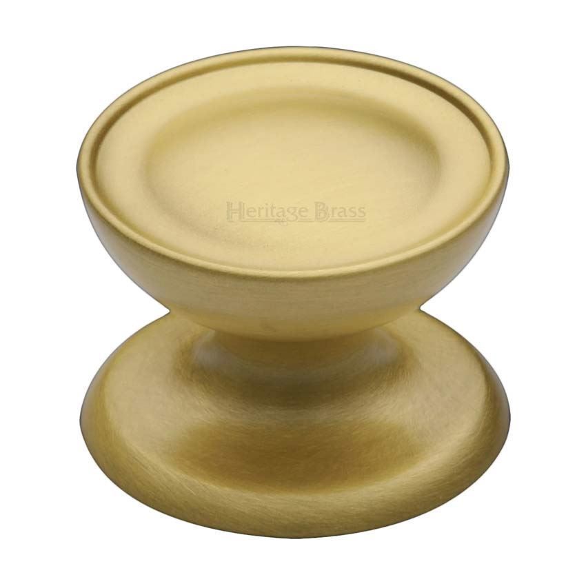 Surrey Cabinet Knob in Satin Brass - C4386-SB