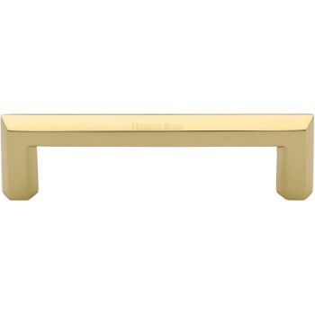 Hex Profile Cabinet Pull Handle in Polished Brass - C4473-PB 