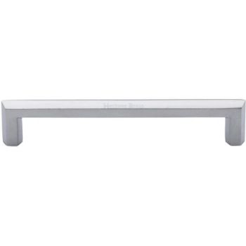 Hex Profile Cabinet Pull Handle in Satin Chrome - C4473-SC