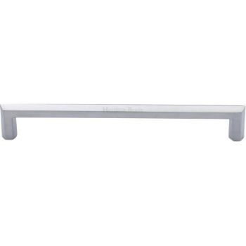 Hex Profile Cabinet Pull Handle in Satin Chrome - C4473-SC