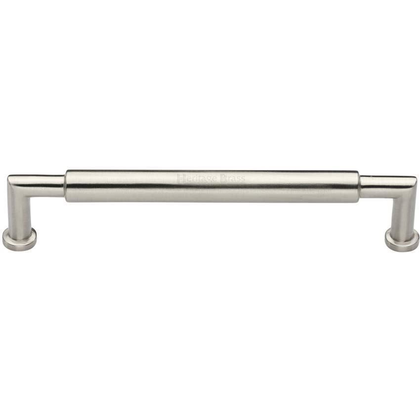 Bauhaus Round Cabinet Pull Handle in Satin Nickel - C0319-SN 