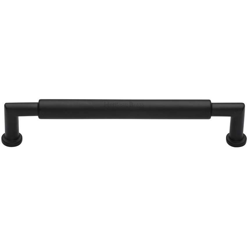 Bauhaus Round Cabinet Pull Handle in Matt Black - C0319-BKMT