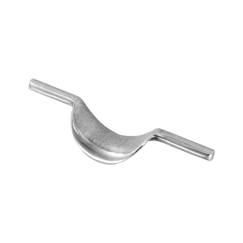 Organic small pewter cabinet cup handle - FD211 