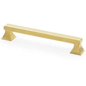 Alexander and Wilks Jesper Square Cabinet Pull Handle - Satin Brass - AW813-SBPVD