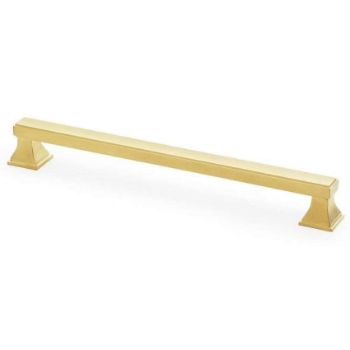 Alexander and Wilks Jesper Square Cabinet Pull Handle - Satin Brass - AW813-SBPVD