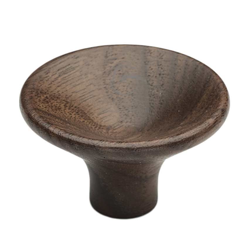 Trumpet Cabinet Knob - W4491-38-WAL