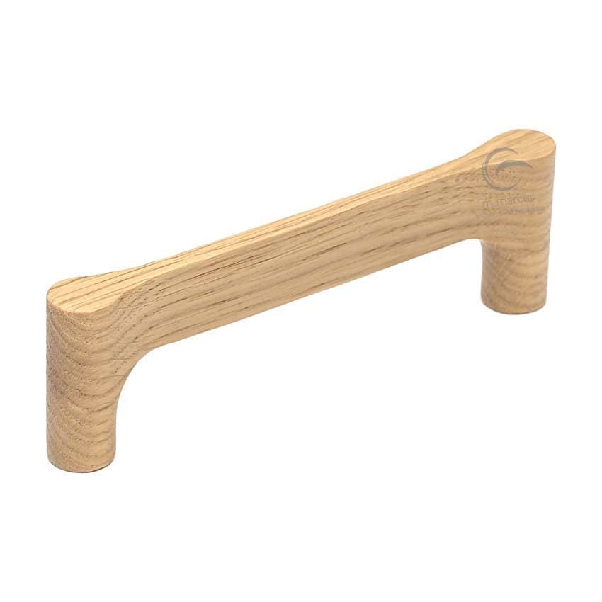 Solid Oak Gio Cabinet Pull Handle - W7827-OAK