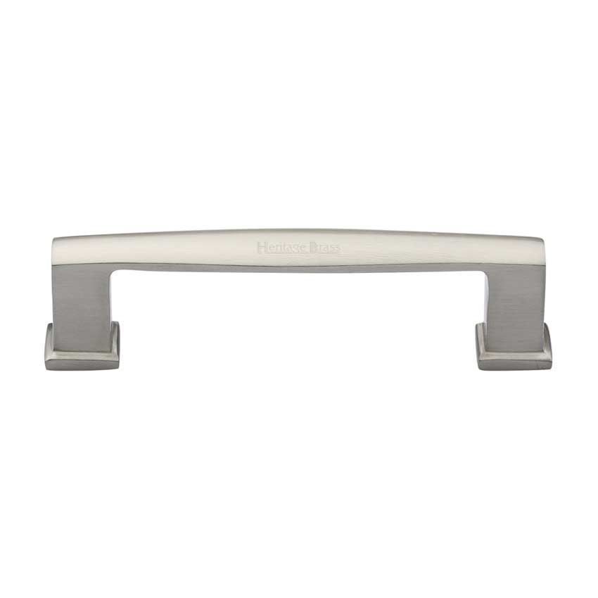 Vintage Cabinet Pull Handle in Satin Nickel - C4384-SN