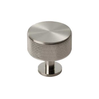 Knurled Radio Cabinet Knob in Satin Nickel - FTD703SN