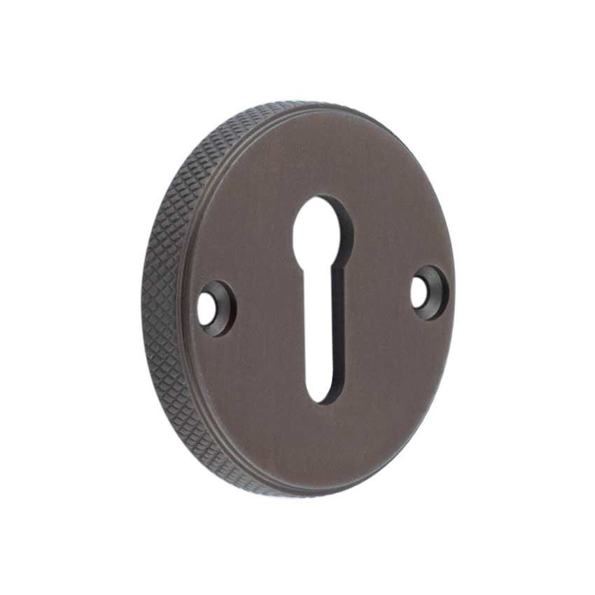 Westbourne Knurled Standard Profile Escutcheon - BUR182DB