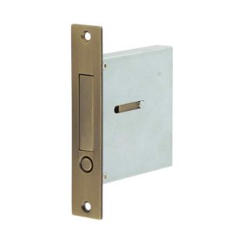 Sliding Door Edge Pull in Antique Brass - JV820AB