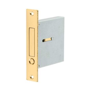 Sliding Door Edge Pull in Polished Brass - JV820PB 