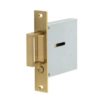 Sliding Door Edge Pull in Satin Brass - JV820SB 